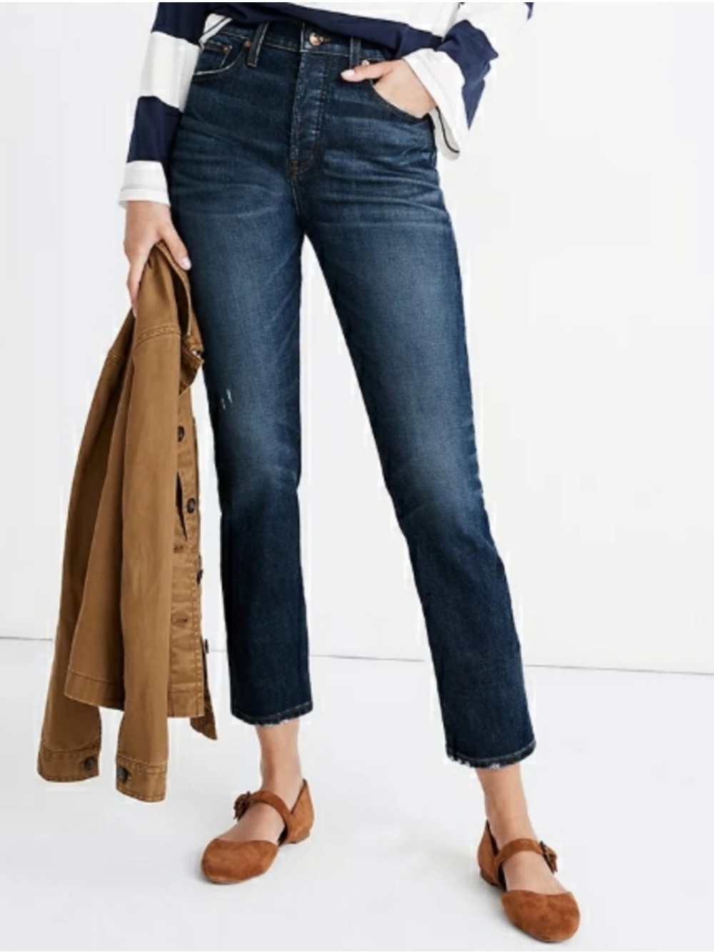 Madewell Rivet & Thread Perfect Vintage High Rise Jeans- Selvedge Edition - Picture 2 of 14